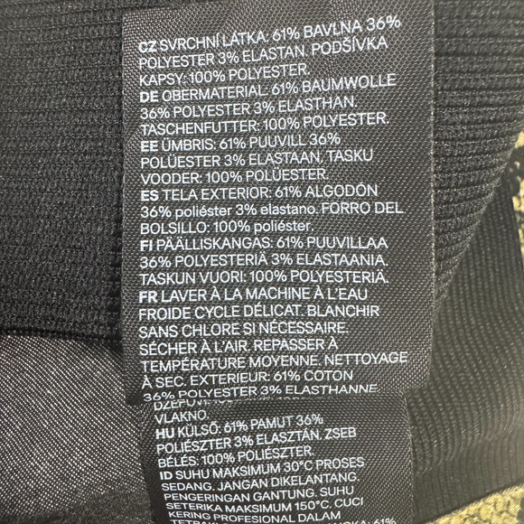 H&M Womens Size 2 Pants Animal Print Maximalist Professional Career Interview - Picture 8 of 10